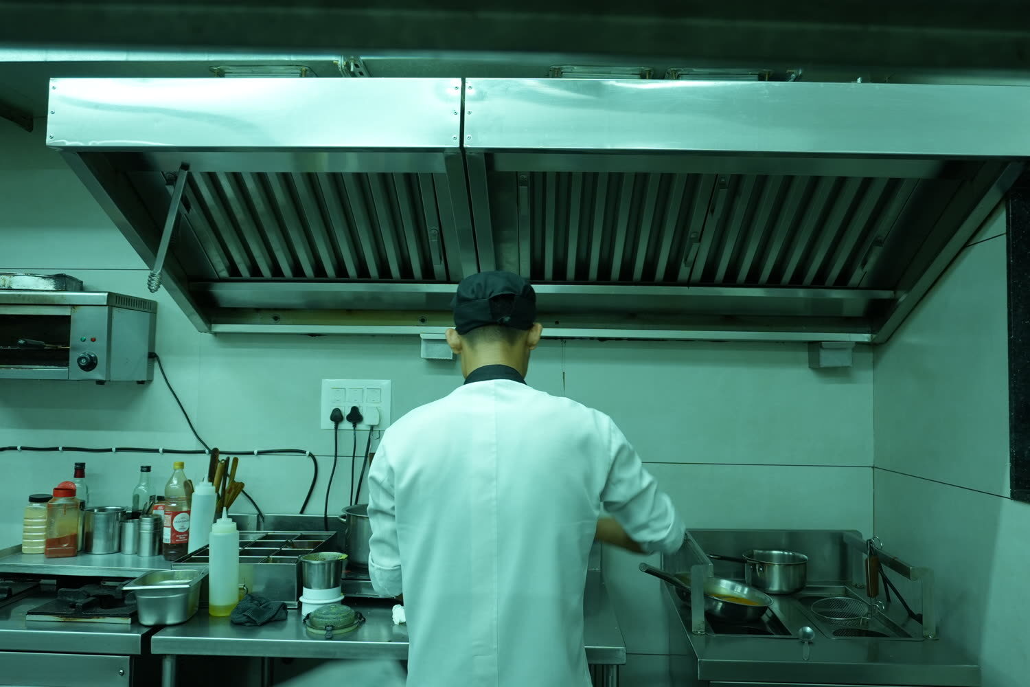 Inside the kitchen at The Sorrento, 3